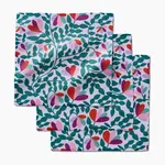 Geometry Geometry Spring Wavy Leaves Dishcloth Set