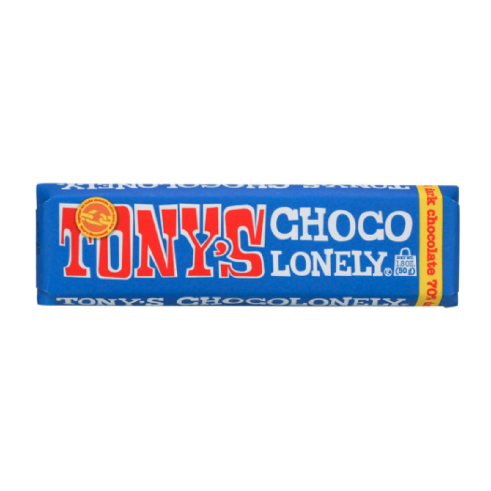 Tony's Chocolonely dark chocolate 70%, small bar
