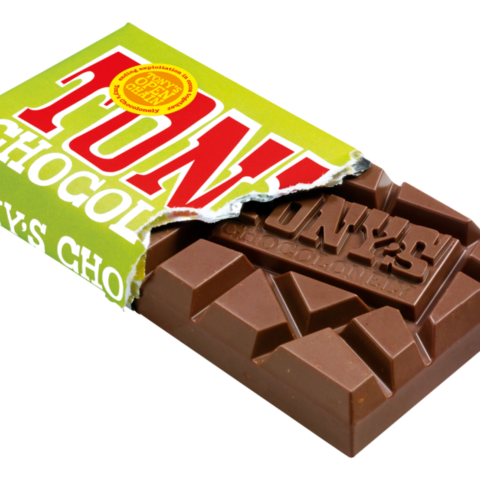 Tony's Chocolonely milk hazelnut cookie 32%