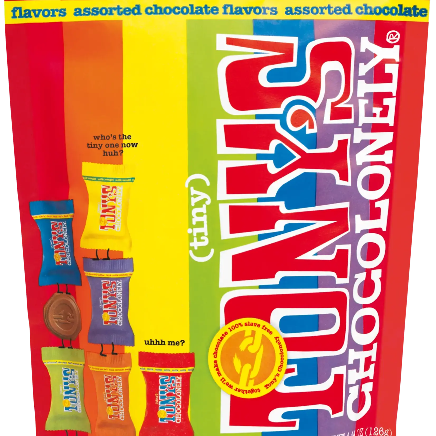 Tony's Chocolonely Tony's Chocolonely Tiny Assorted Chocolate Flavors Pieces Pouch