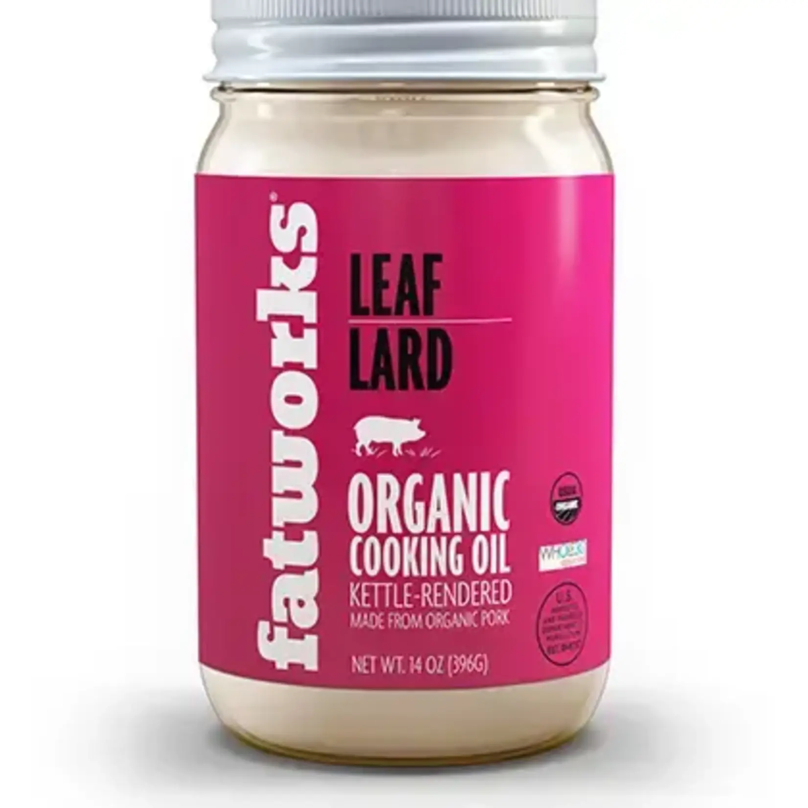 Fatworks Organic Leaf/Pork Lard 14.4 Oz