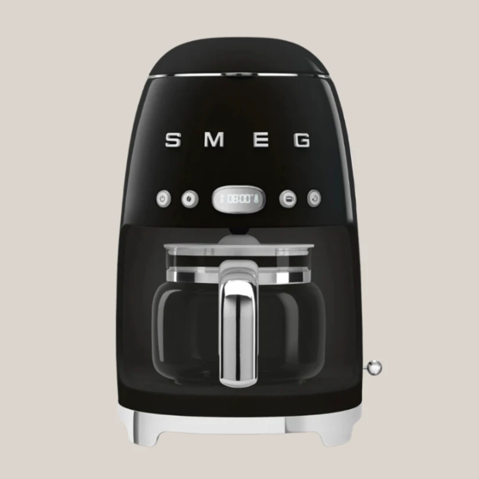 Smeg 10 Cup Drip Coffee Maker - Black | Smeg