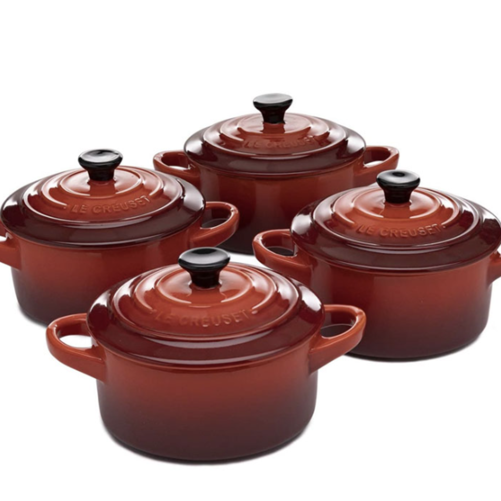 Le Creuset 5-Piece Mini Round Cocotte and Cookbook Set