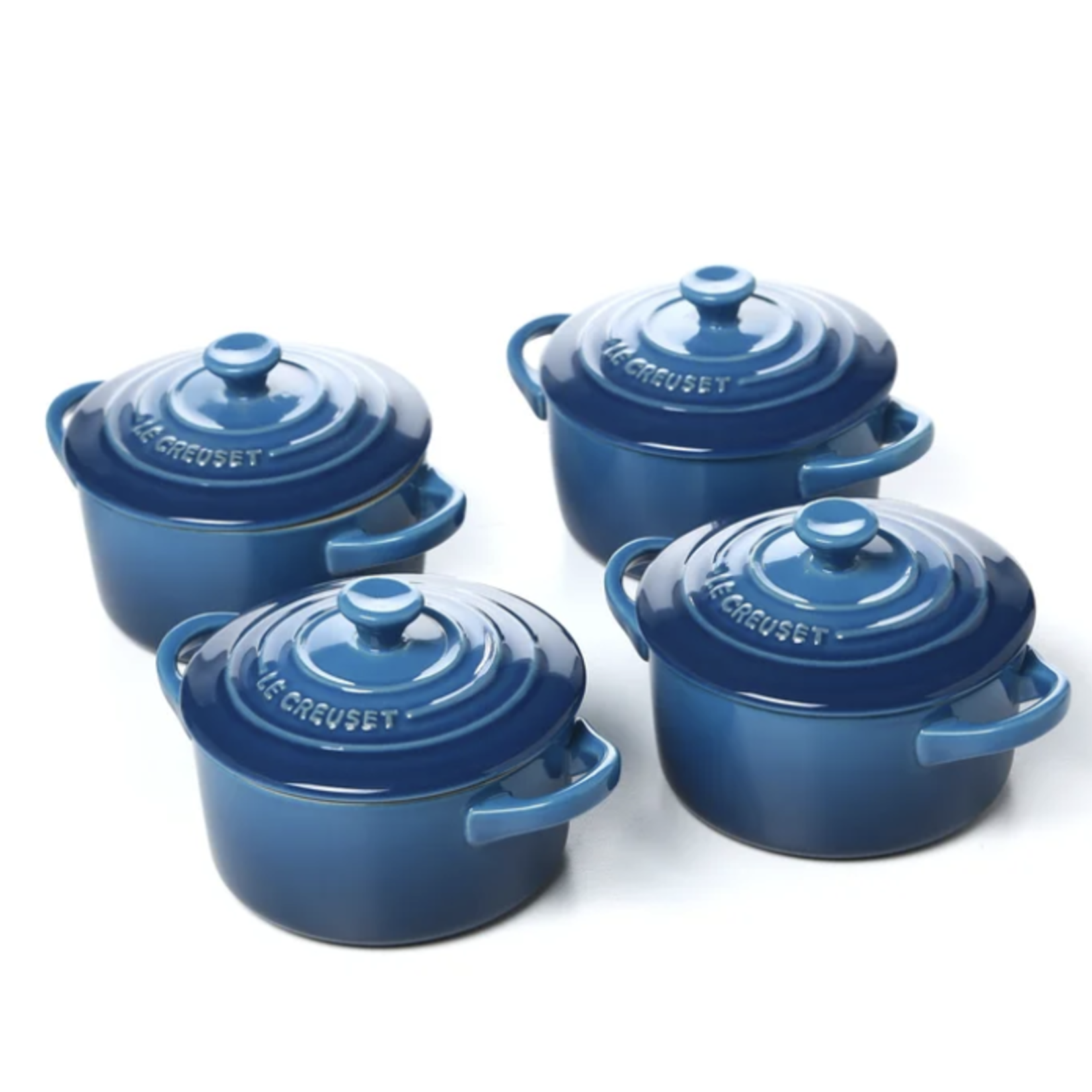 Le Creuset 5-Piece Mini Round Cocotte and Cookbook Set
