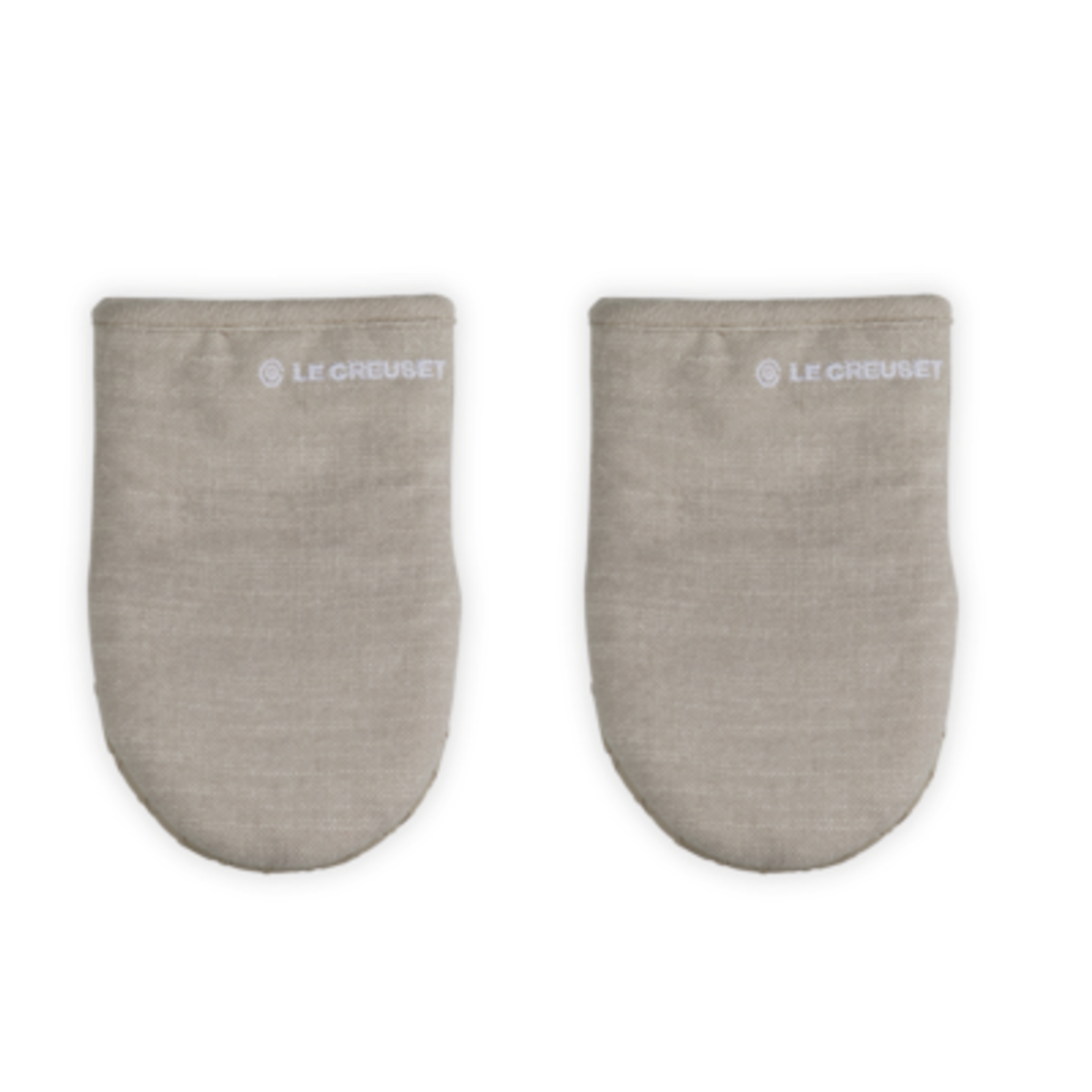 Le Creuset Set of 2 Mini Oven Mitts 8 In Sable - 8"