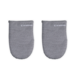 Le Creuset Set of 2 Mini Oven Mitts 8 In Charbon - 8"