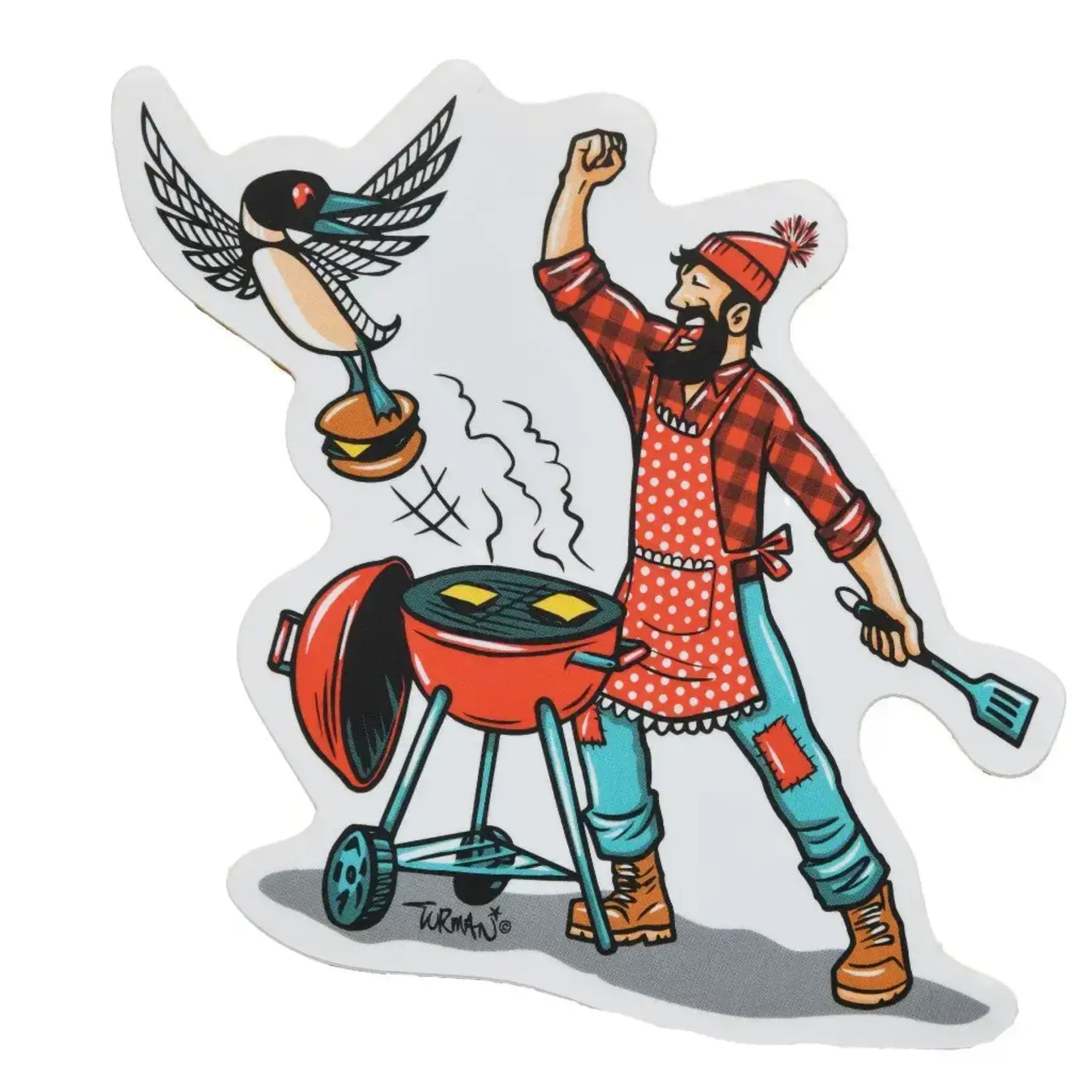Adam Turman Artwork Grab N' Go Sticker | Adam Turman Artwork
