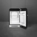 Smeg SMEG Retro Mini Cooler | Black | Left Hinge | FAB5 (Drop Ship Only)