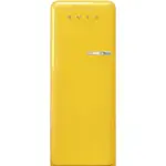 Smeg SMEG Retro Refrigerator | Yellow | Left Hinge | FAB28 (Drop Ship Only)