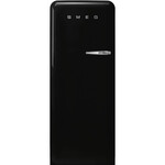 Smeg SMEG Retro Refrigerator | Black | Left Hinge | FAB28 (Drop Ship Only)