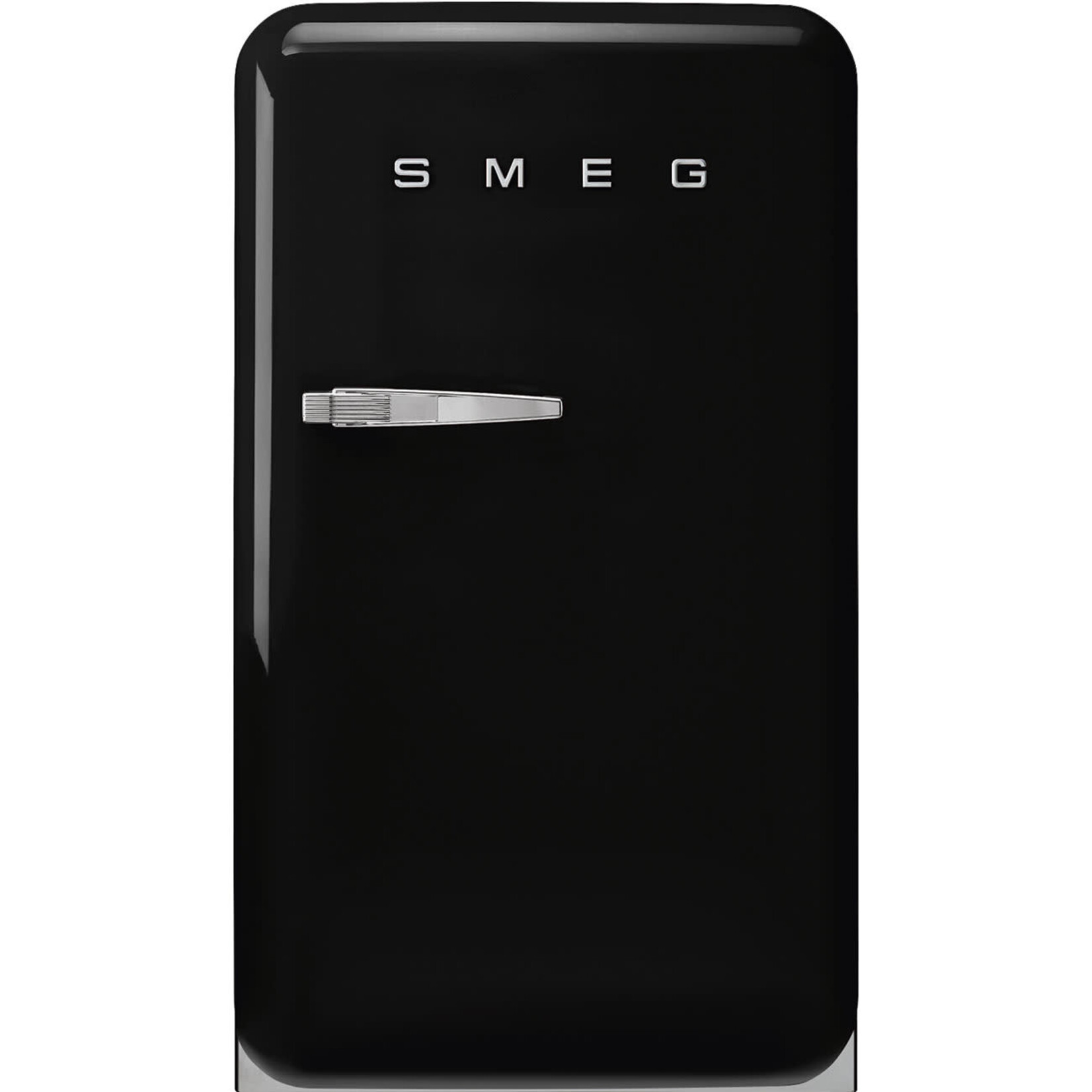 Smeg SMEG Retro Mini Fridge w /Int FZ | Black | Right Hinge | FAB10 (Drop Ship Only)