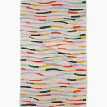 Geometry Geometry Colorful Currents Tea Towel