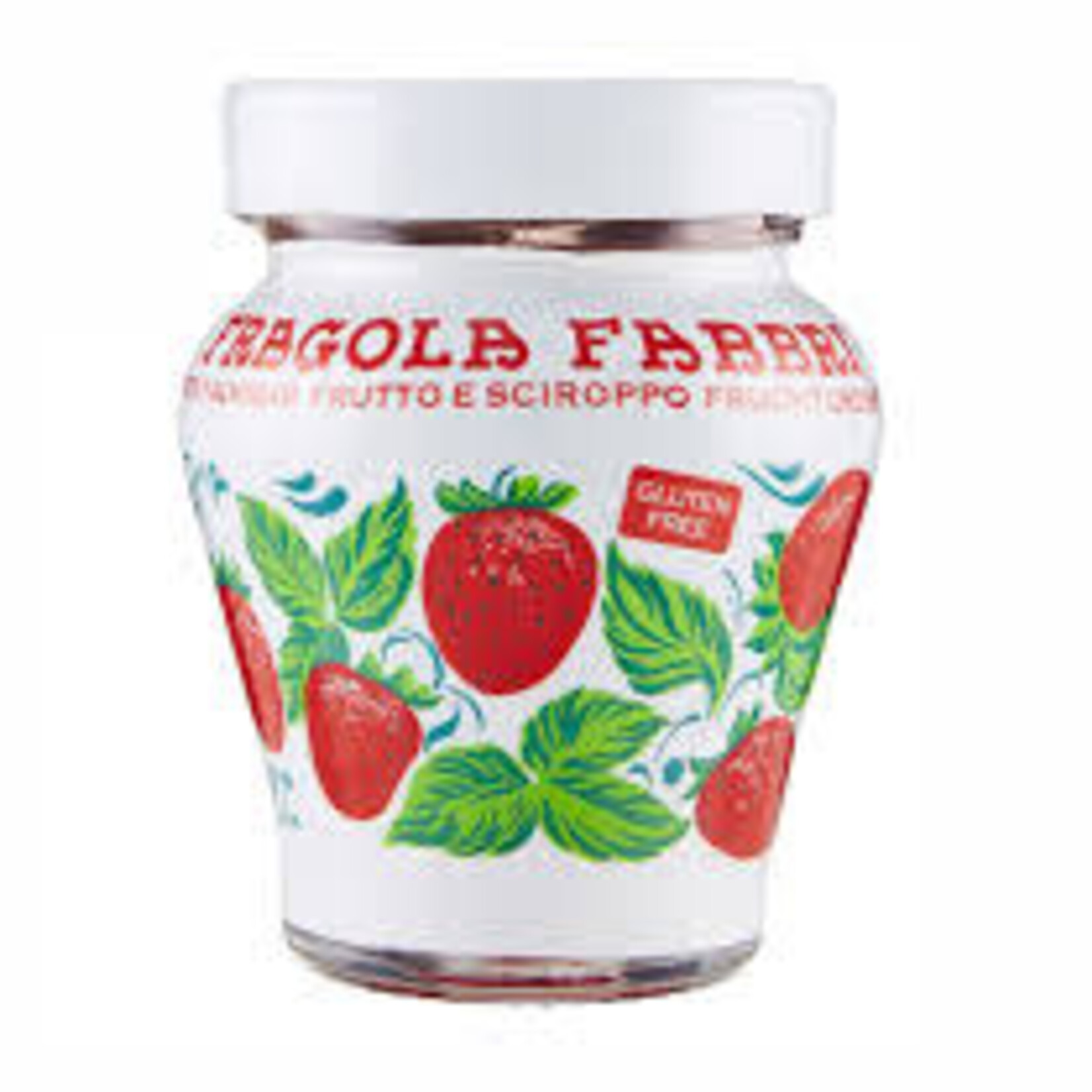 Wild Italian Strawberries in Syrup - Fabbri 230g glass jar