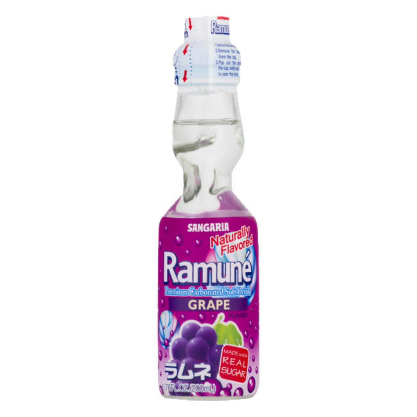 Redstone Drinks SANGARIA RAMUNE - GRAPE 6.76 OZ
