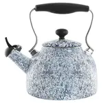 Chantal Enamel-on-Steel Vintage Teakettle (1.7 Qt.) - White Spatter