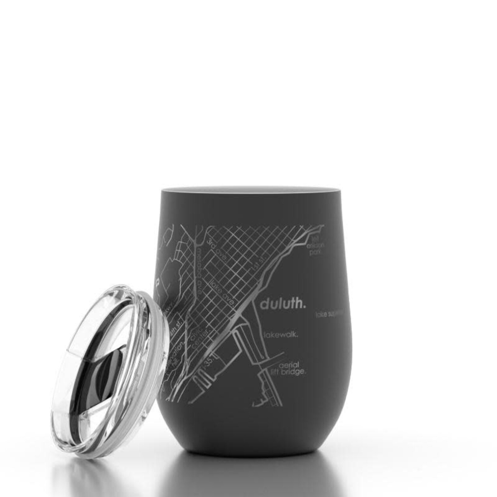 Well Told Duluth Insulated Stemless Wine 12 oz - Black | Well Told