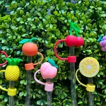 Fruit Straw Toppers Set of 7 | Jillian Ink