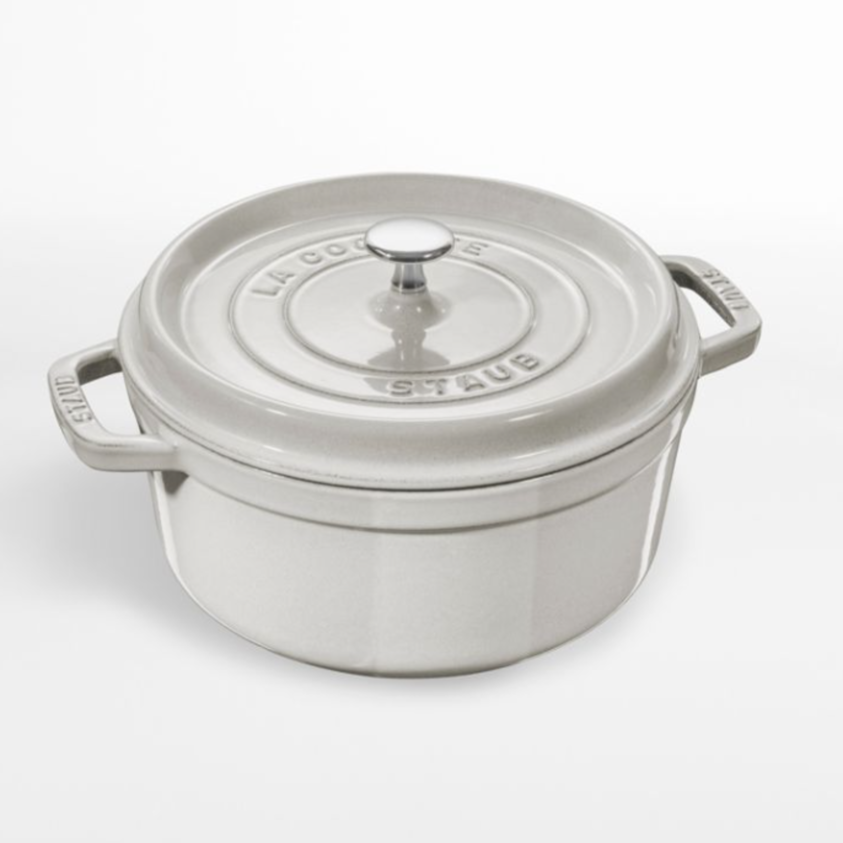 Staub 4-qt Round Dutch Oven - White | Staub