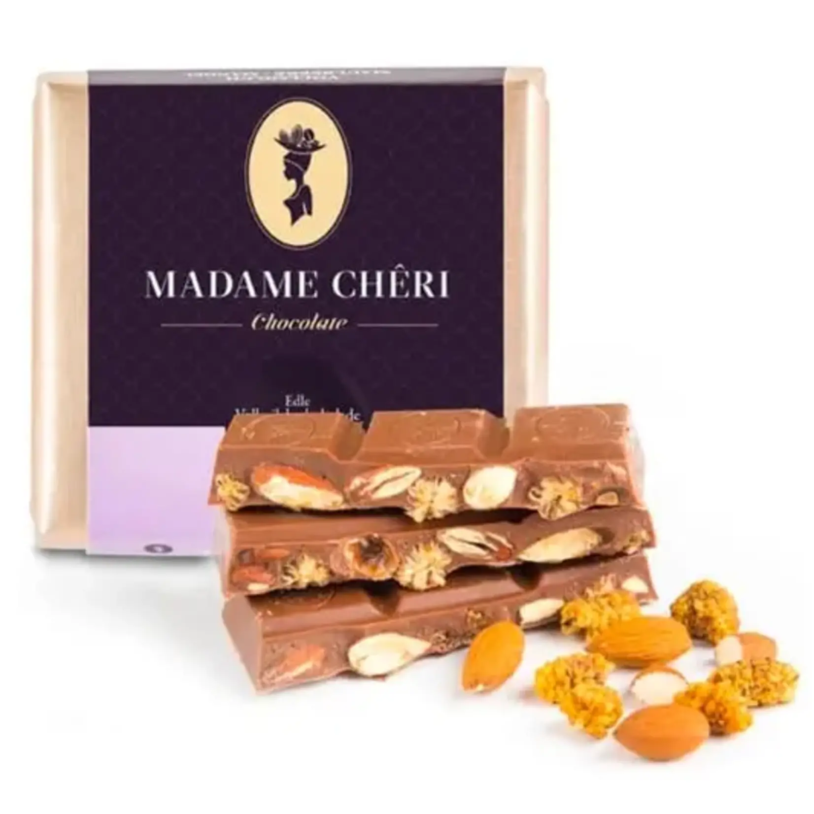 Kaffee und Schokolade GmbH Mulberry & Almond Milk Chocolate 90g