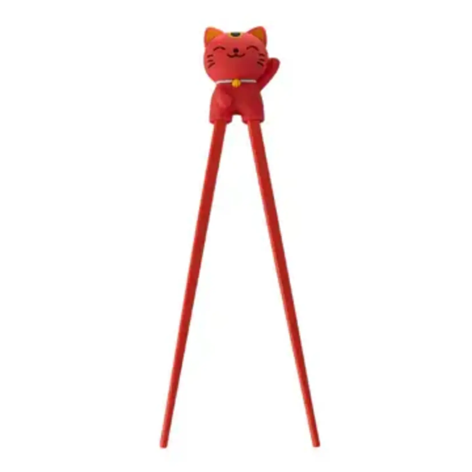 Urban Tokyo Lucky Cat Training Chopsticks for kids and adults - Red | Urban Tokyo