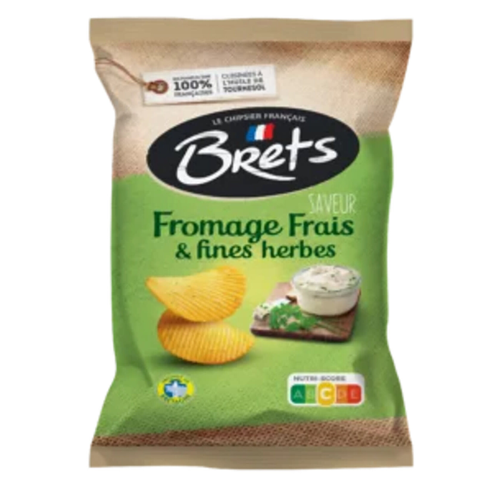 Brets Brets Potato chips  fromage frais et fines herbes