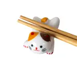Urban Tokyo Cat Chopsticks Rest 2"L White (12/288)
