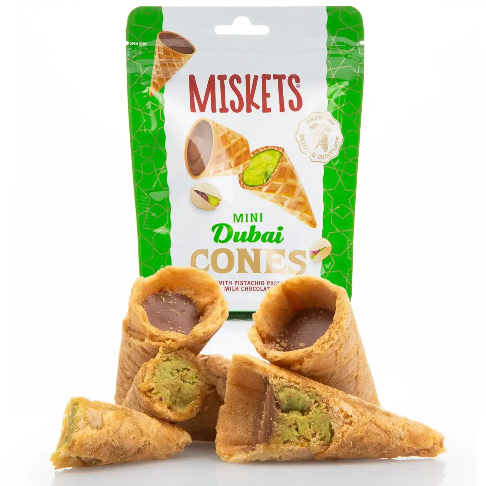 Dubai Chocolate Mini Cones