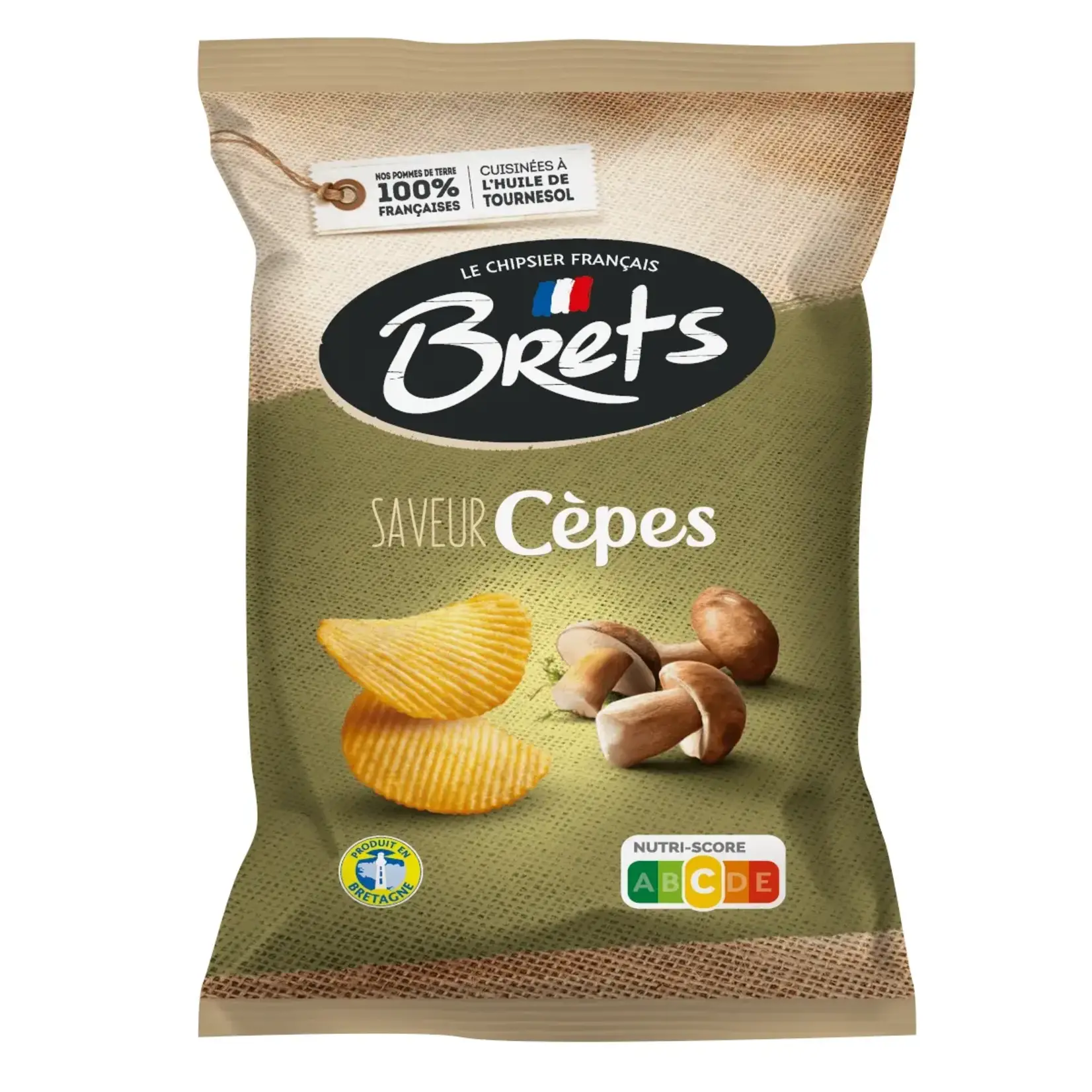 Brets Brets Potato chips  Cepes (porcini) flavor