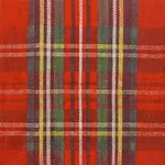 Boston International Luncheon Napkin, Classic Check Green & Red | Boston International