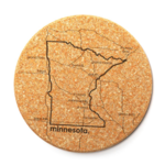 Well Told Cork Coaster - Minnesota Map | Well Told