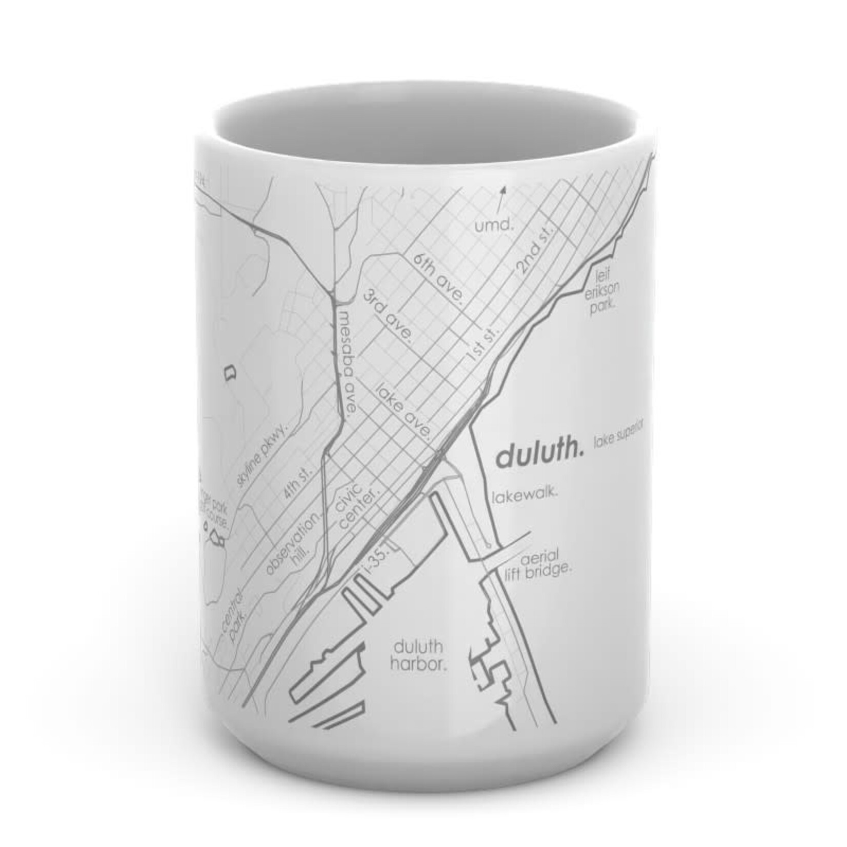 Well Told Ceramic Mug - Duluth Map | Well Told