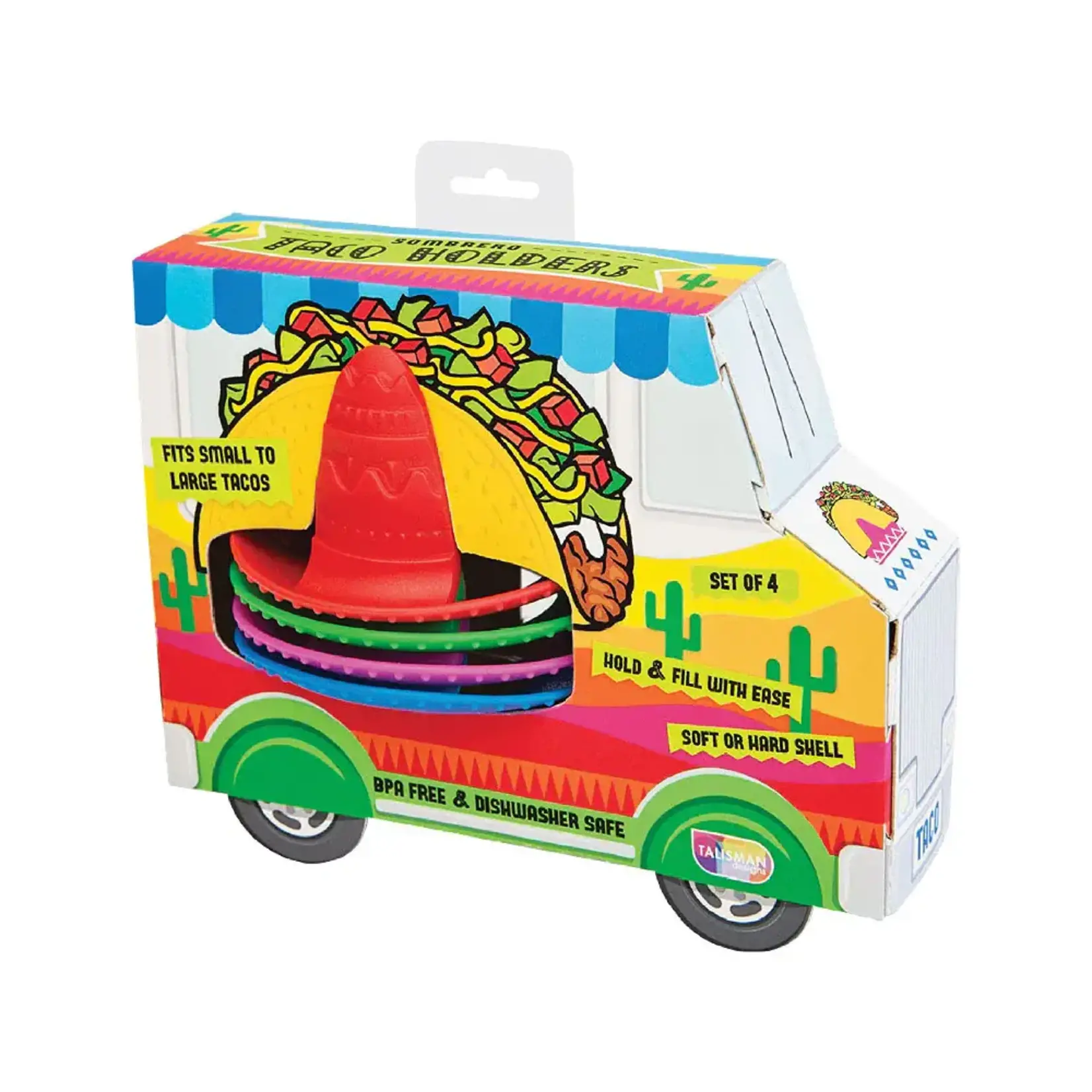Talisman Design Sombrero Taco Holders - Set of 4 | Talisman Design