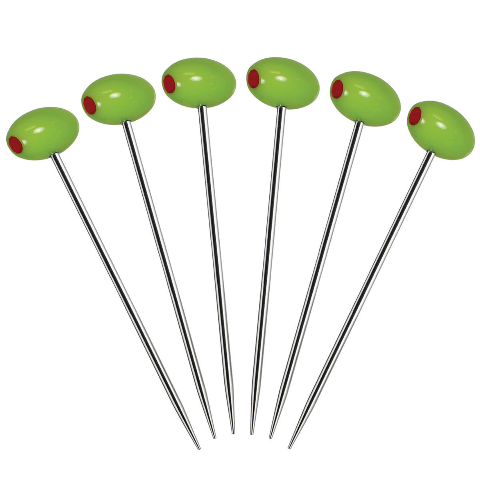 Prodyne WITH AN OLIVE Set of 6 Martini Pick | Prodyne