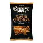 Pork King Good Nacho Cheddar Pork Rinds 1.75oz Bag | Pork King Good
