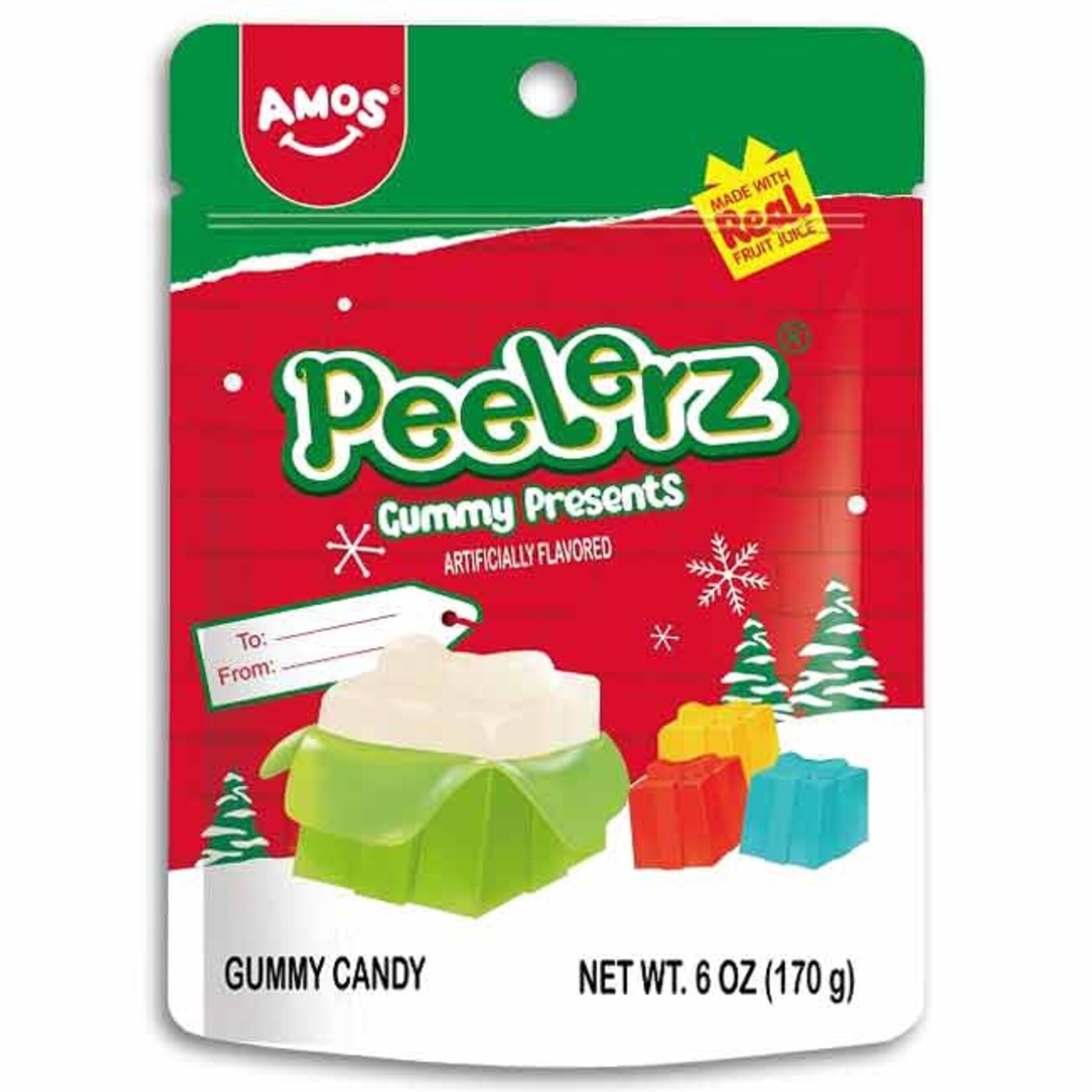 Redstone Candy AMOS PEELERZ GUMMY PRESENTS PEG BAG (LEMON STRWBRRY RASP)