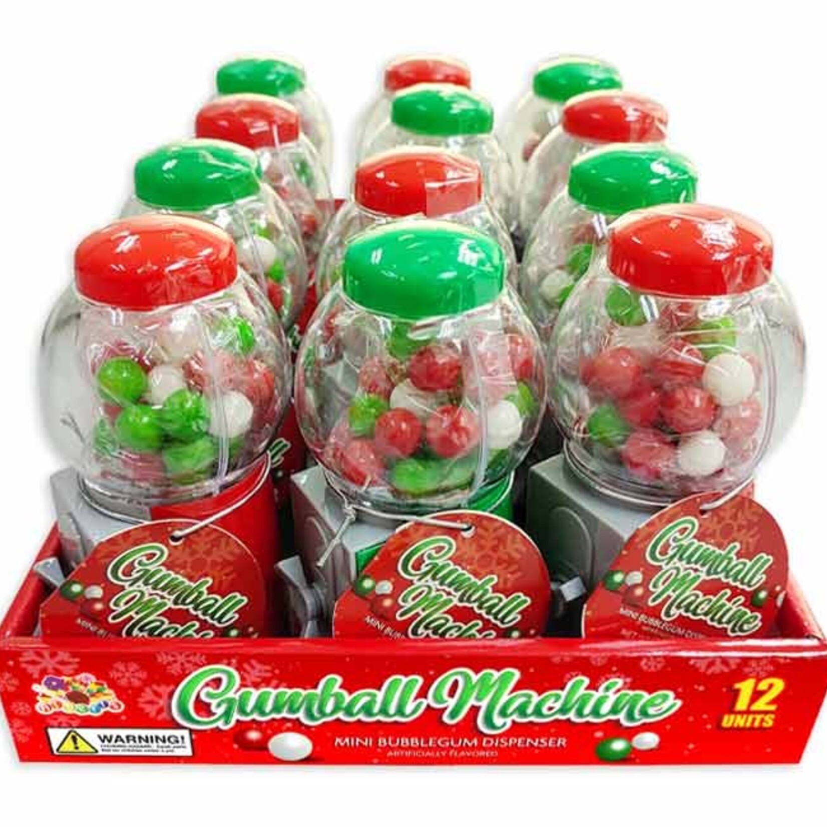 CHRISTMAS MINI GUMBALL MACHINE
