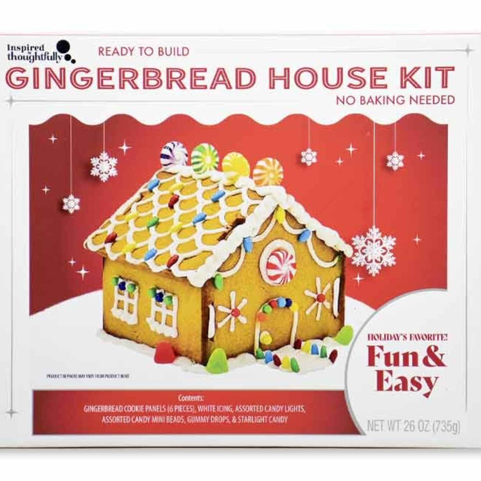 Redstone Candy GINGERBREAD HOUSE KIT