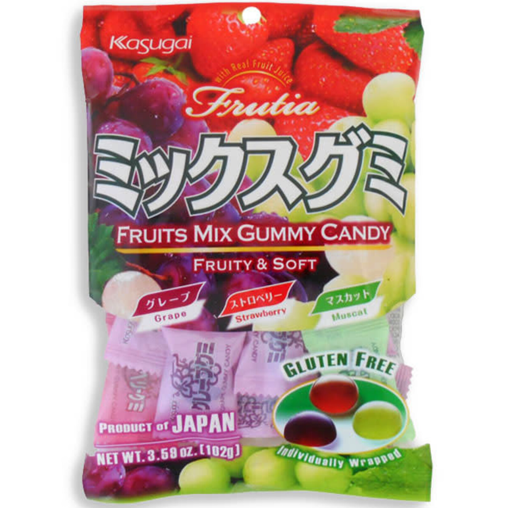 KASUGAI GUMMY CANDY - MIX PEG BAG