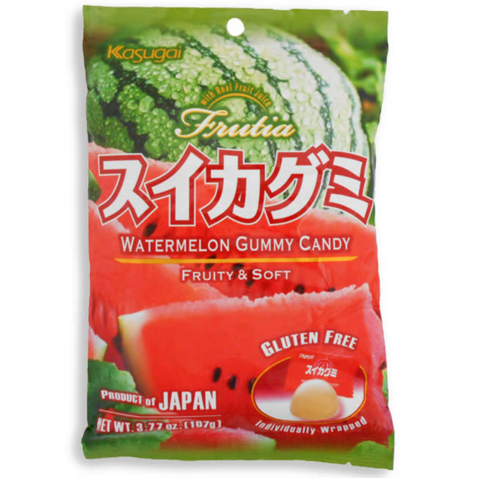 Redstone Candy KASUGAI GUMMY CANDY - WATERMELON  PEG BAG