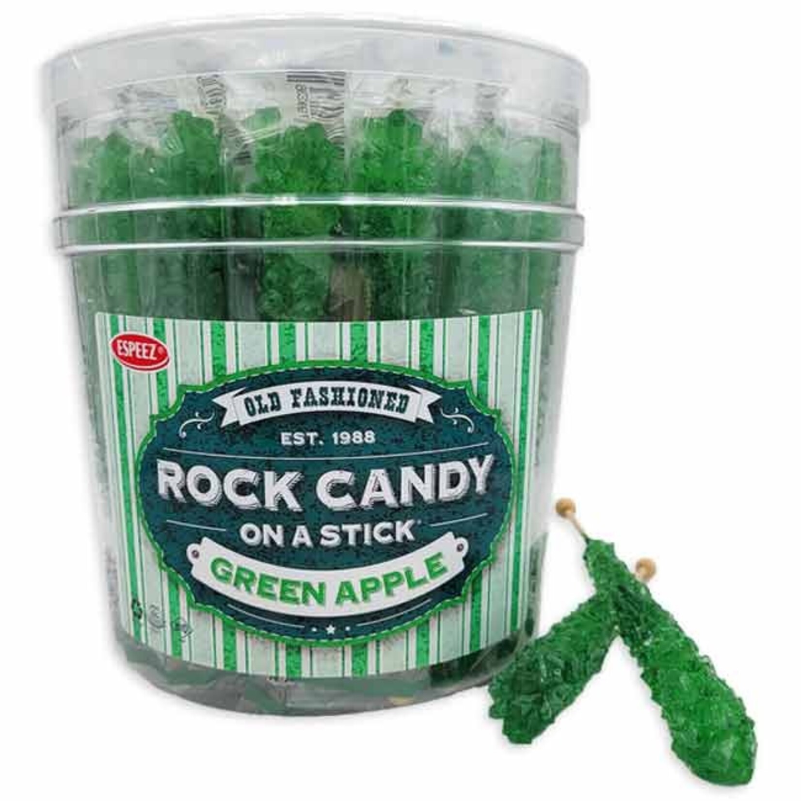 ROCK CANDY JAR - GREEN (GREEN APPLE)