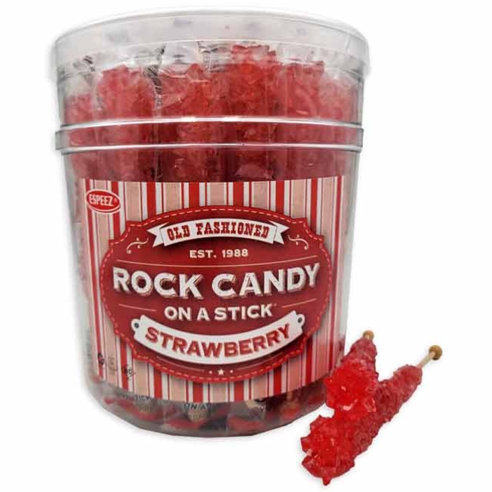 ROCK CANDY JAR - RED (STRAWBERRY)