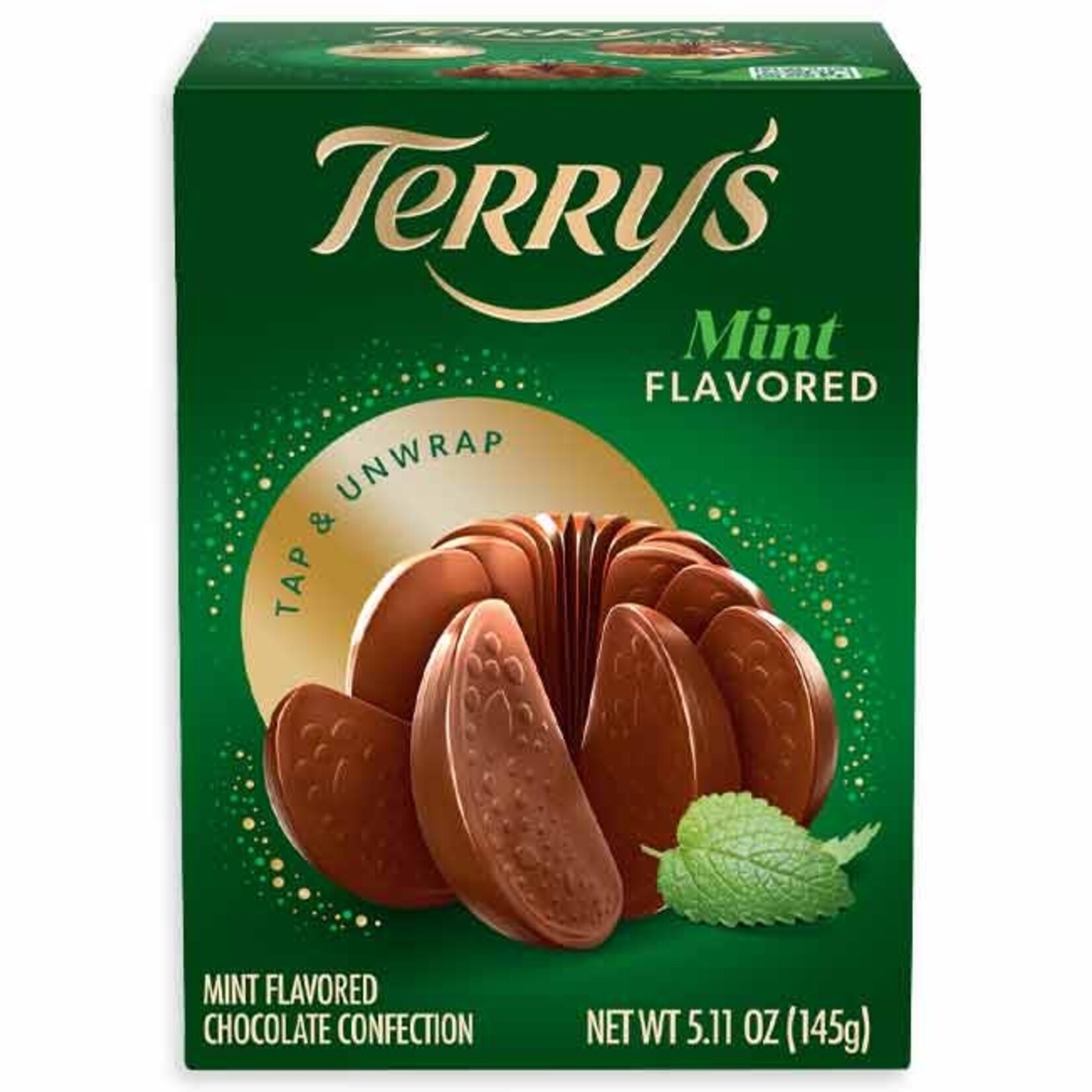 Redstone Candy Terrys Simply Chocolate Ball - Milk Mint 5.11 OZ