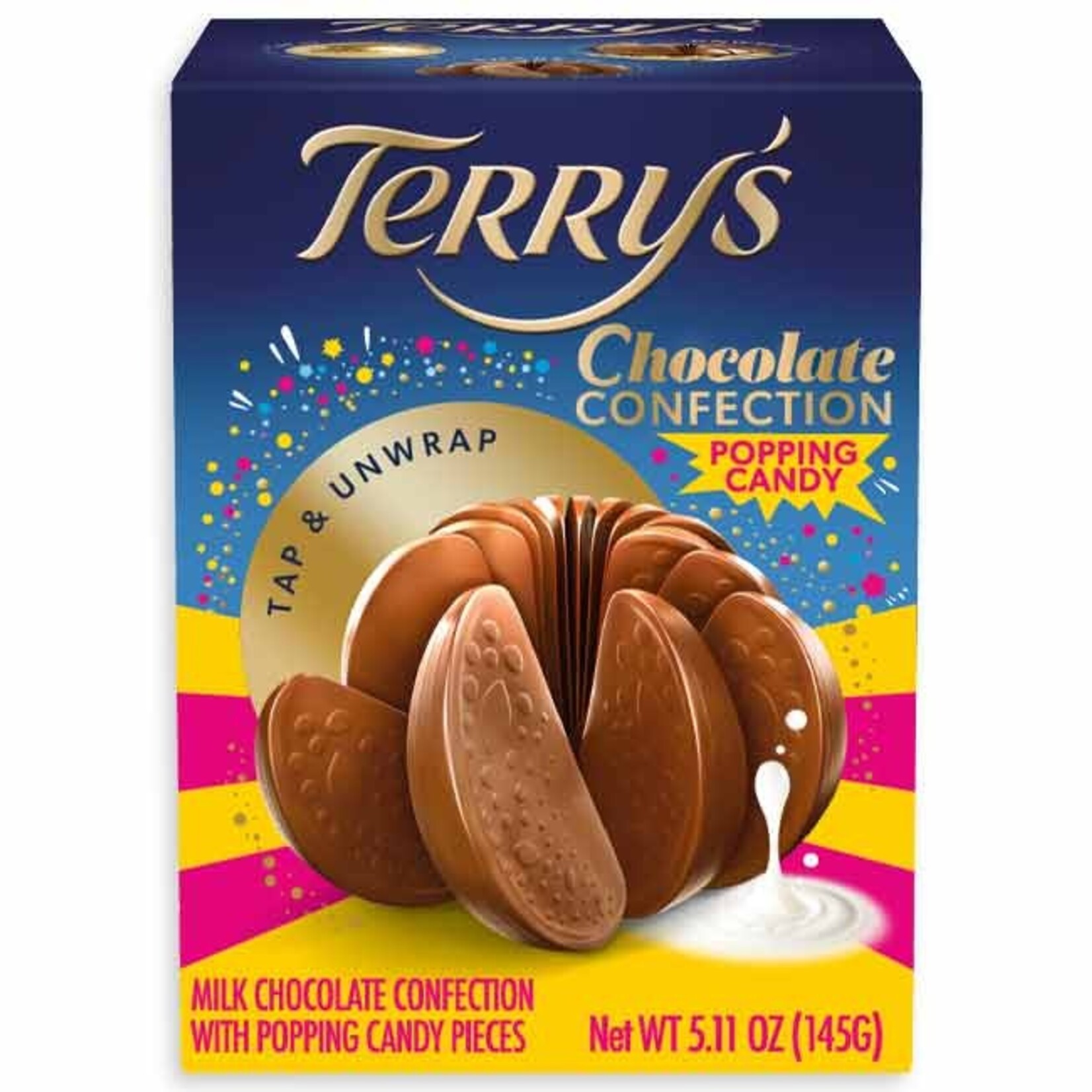 TERRYS SIMPLY CHOCOLATE BALL - POPPING CANDY