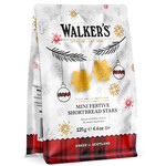WALKERS MINI SHORTBREAD FESTIVE STARS BAG