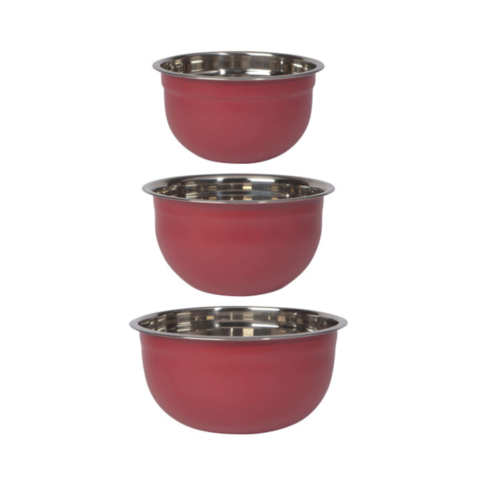 Danica Brands Set/3 Mixing Bowls Carmine | Danica Brands