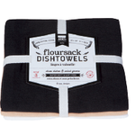 Danica Brands Bakers Floursack Towel S/3 Flour Black/Oyster/White | Danica Brands