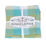 Danica Brands Check Leaf Green Waffle Dishcloths Set of 3 | Danica Brands