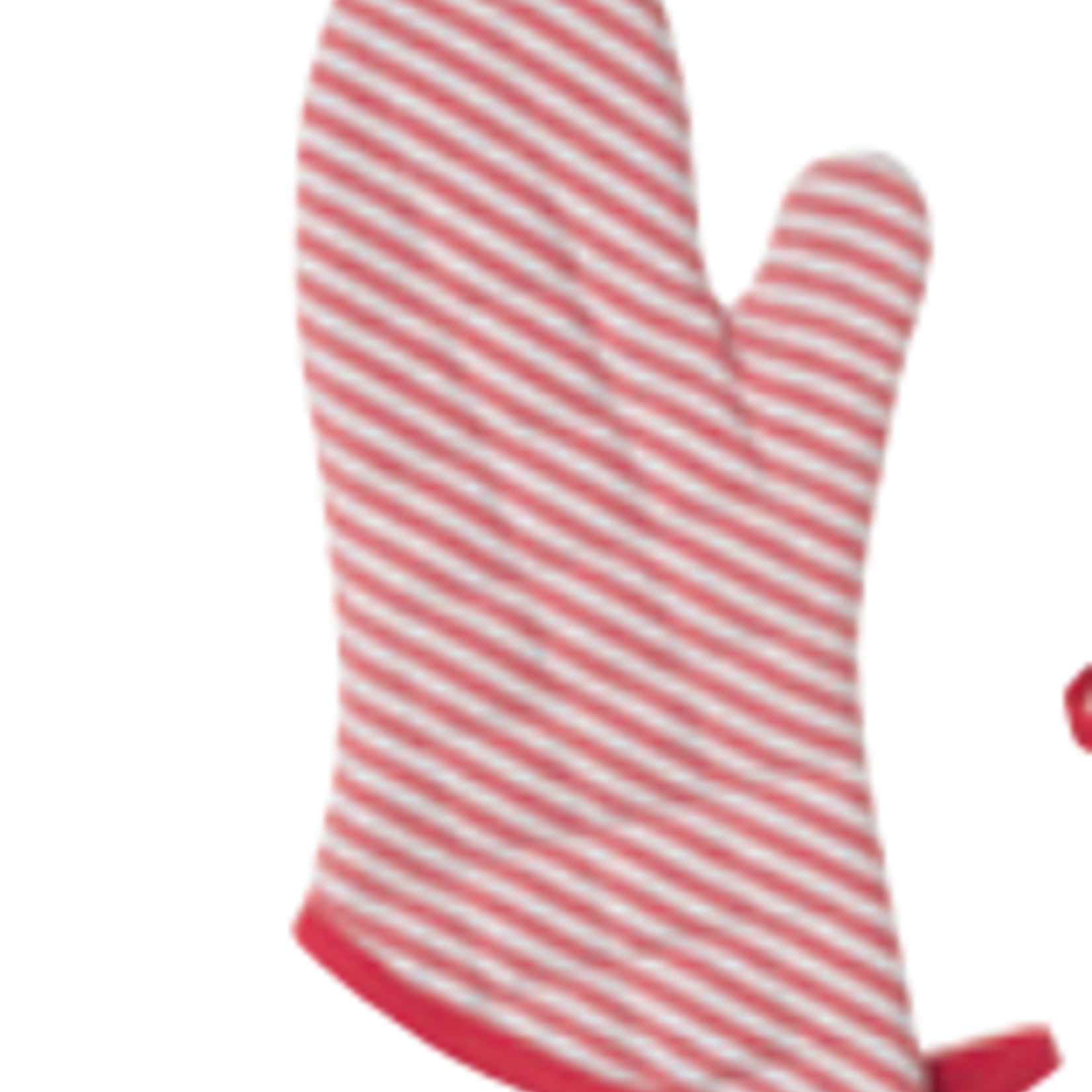 Danica Brands Mitt - Super Narrow Stripe Red | Danica Brands