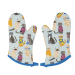 Danica Brands Feline Fine Oven Mitts Set of 2 | Danica Brands
