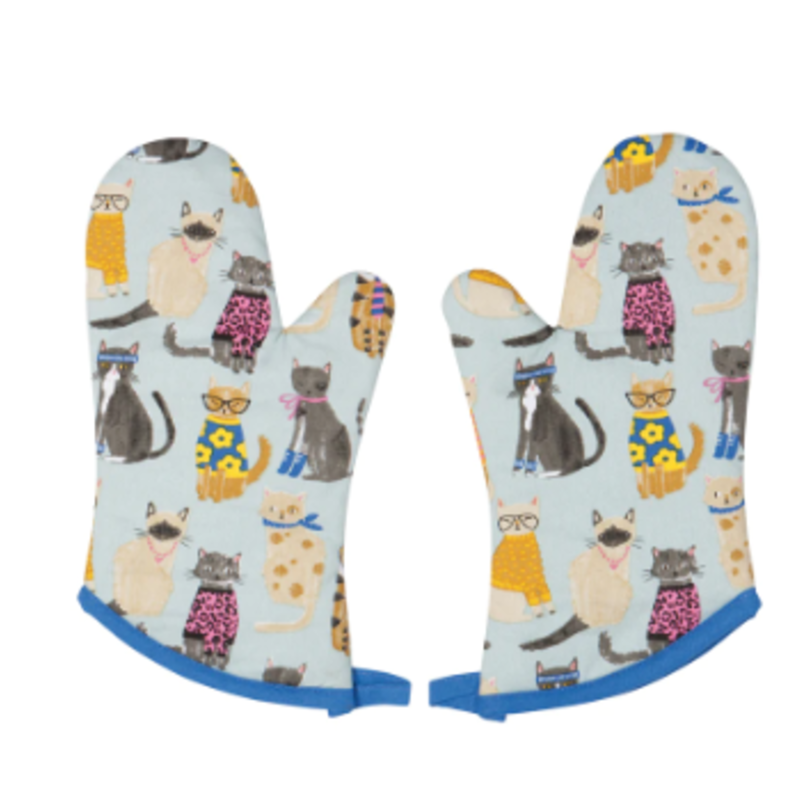 Danica Brands Feline Fine Oven Mitts Set of 2 | Danica Brands